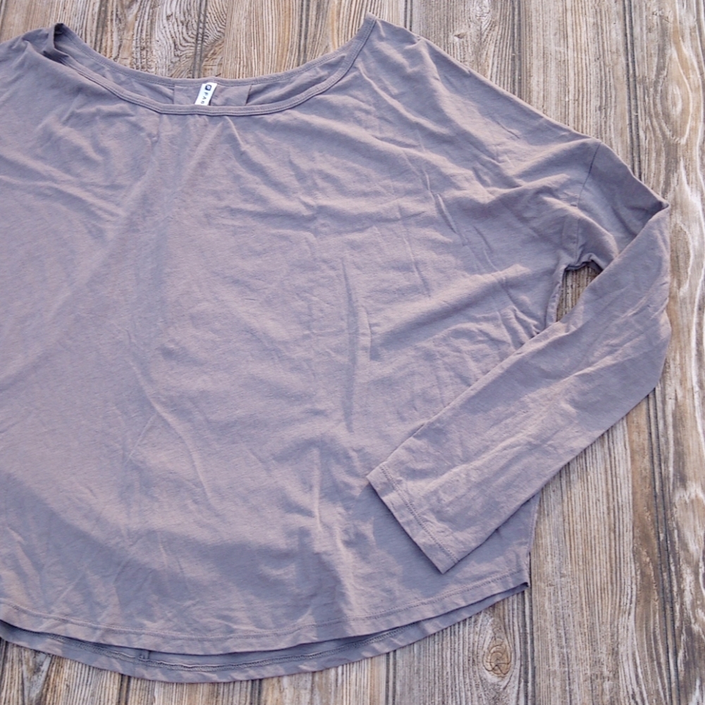Fabletics Gray Lightweight Athletic Top - image 3